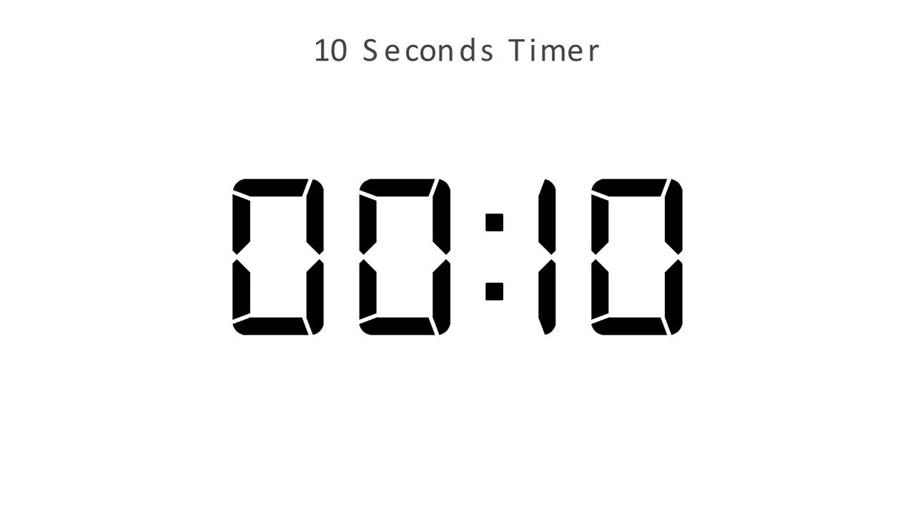 10 seconds timer