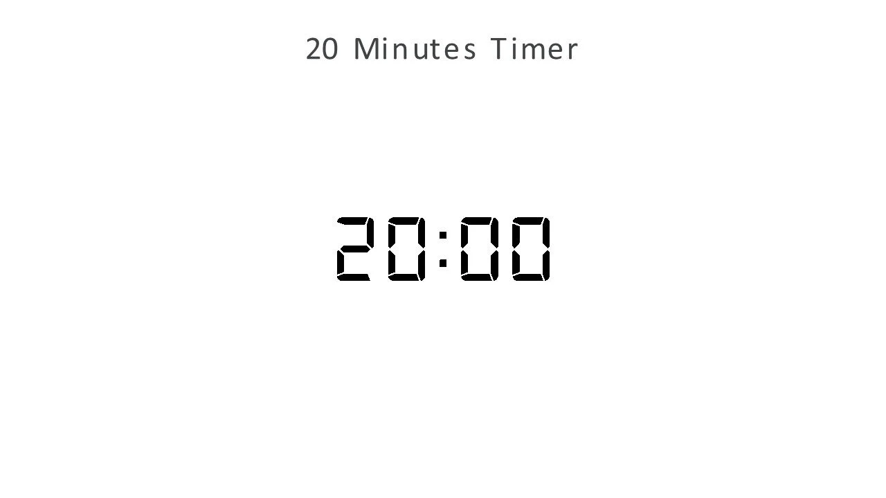 20 minutes timer v1.0