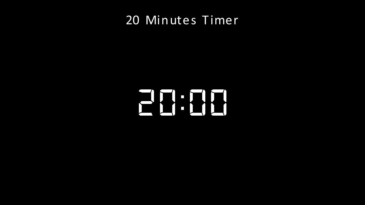 20 minutes timer v2.0