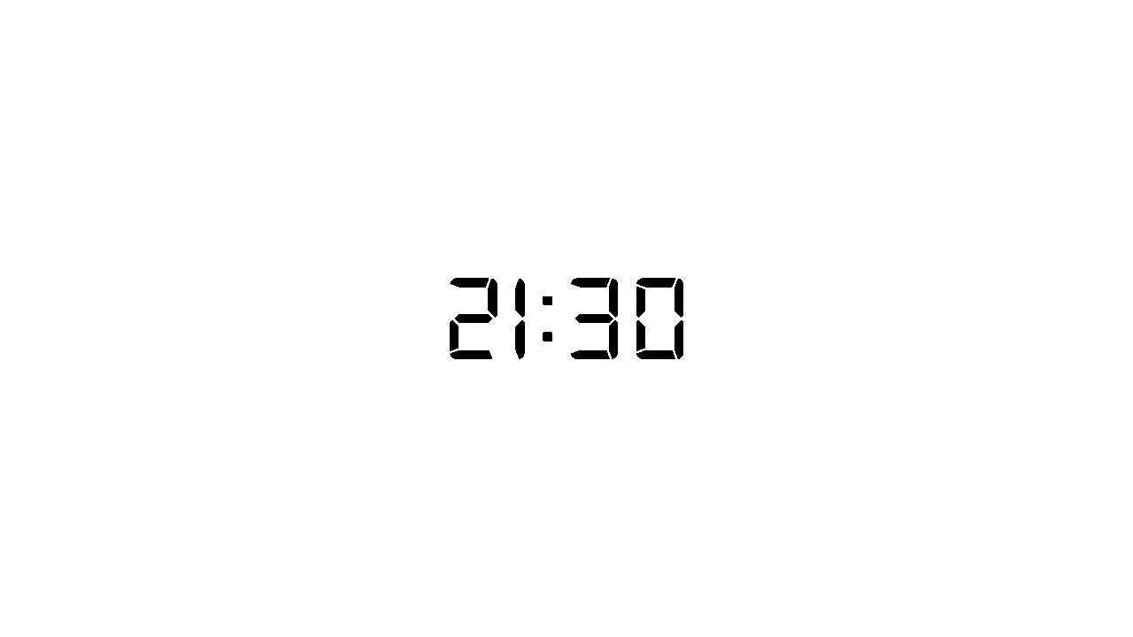 21 minutes and 30 seconds timer