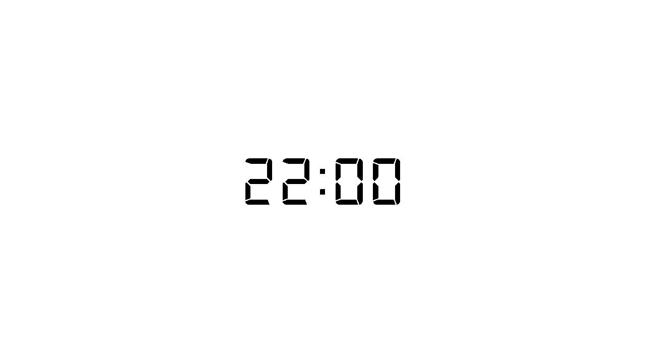 22 minutes timer