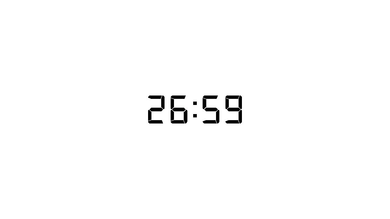 27 minutes timer