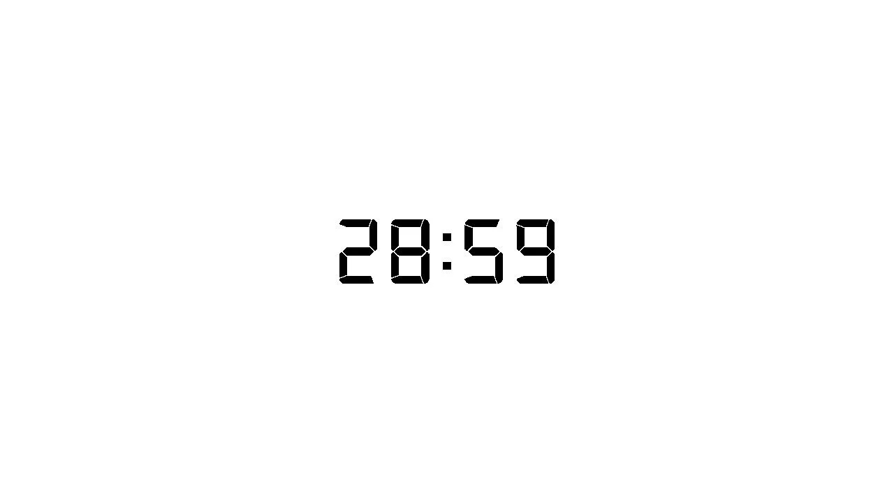 29 minutes timer
