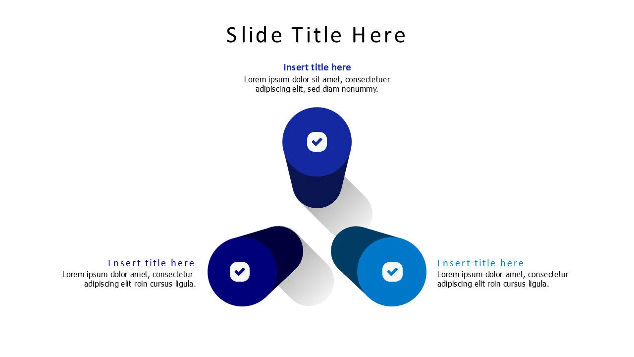 3d columns branching infographic v1.0