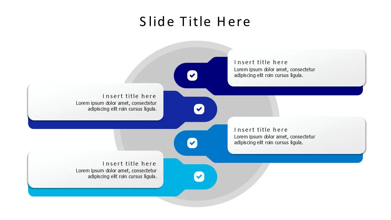 4 colored stripes with icons infographic v1.0