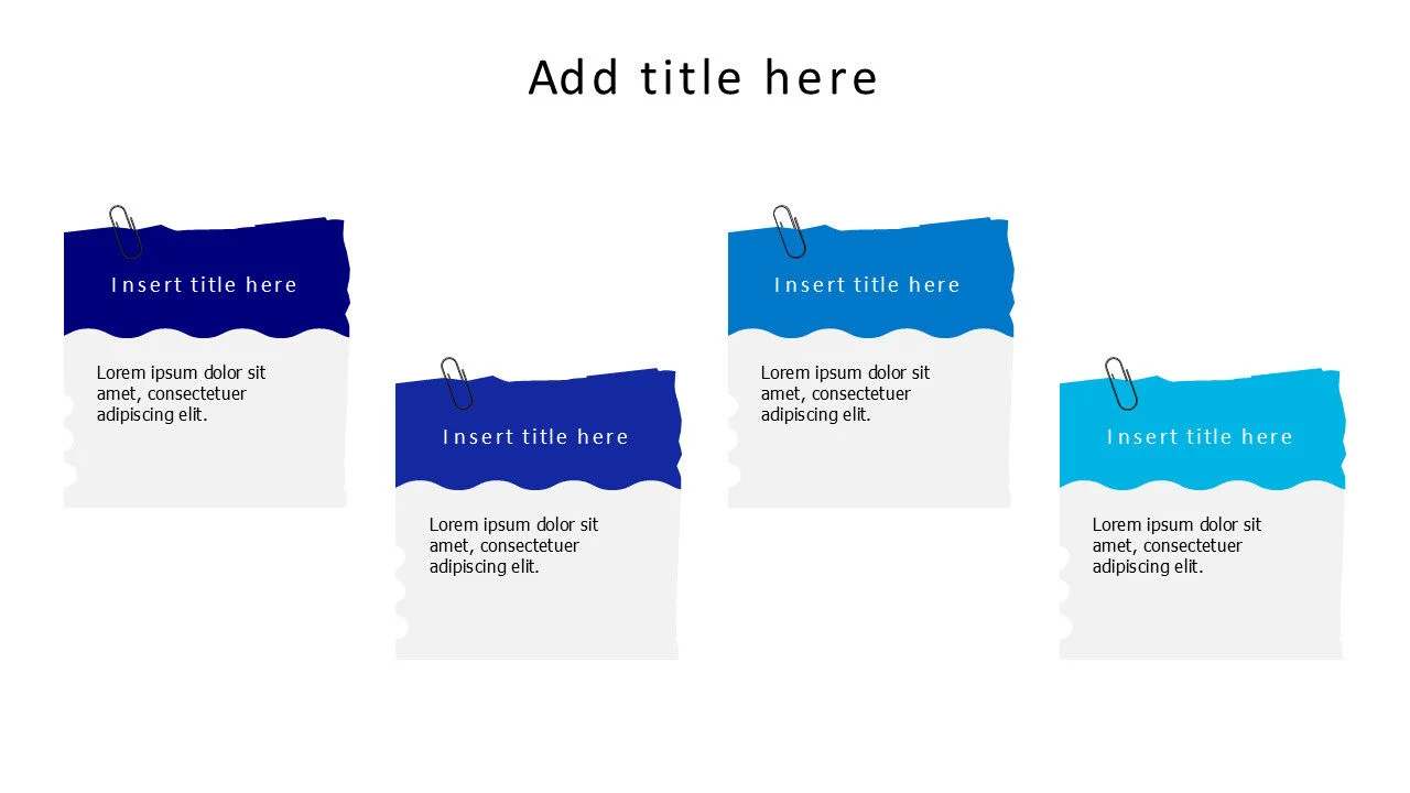 4 paper sticky notes with clips v5.0