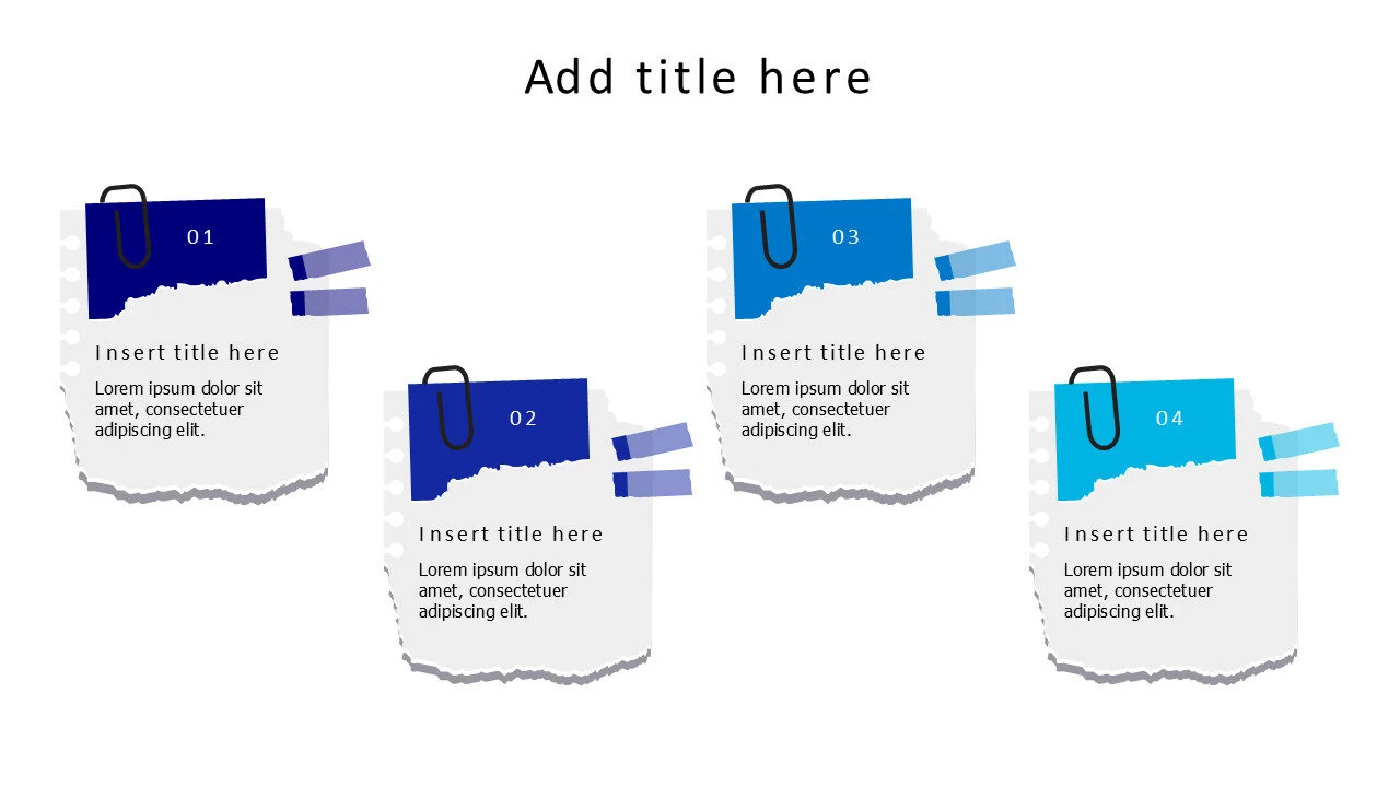 4 paper sticky notes with clips v6.0