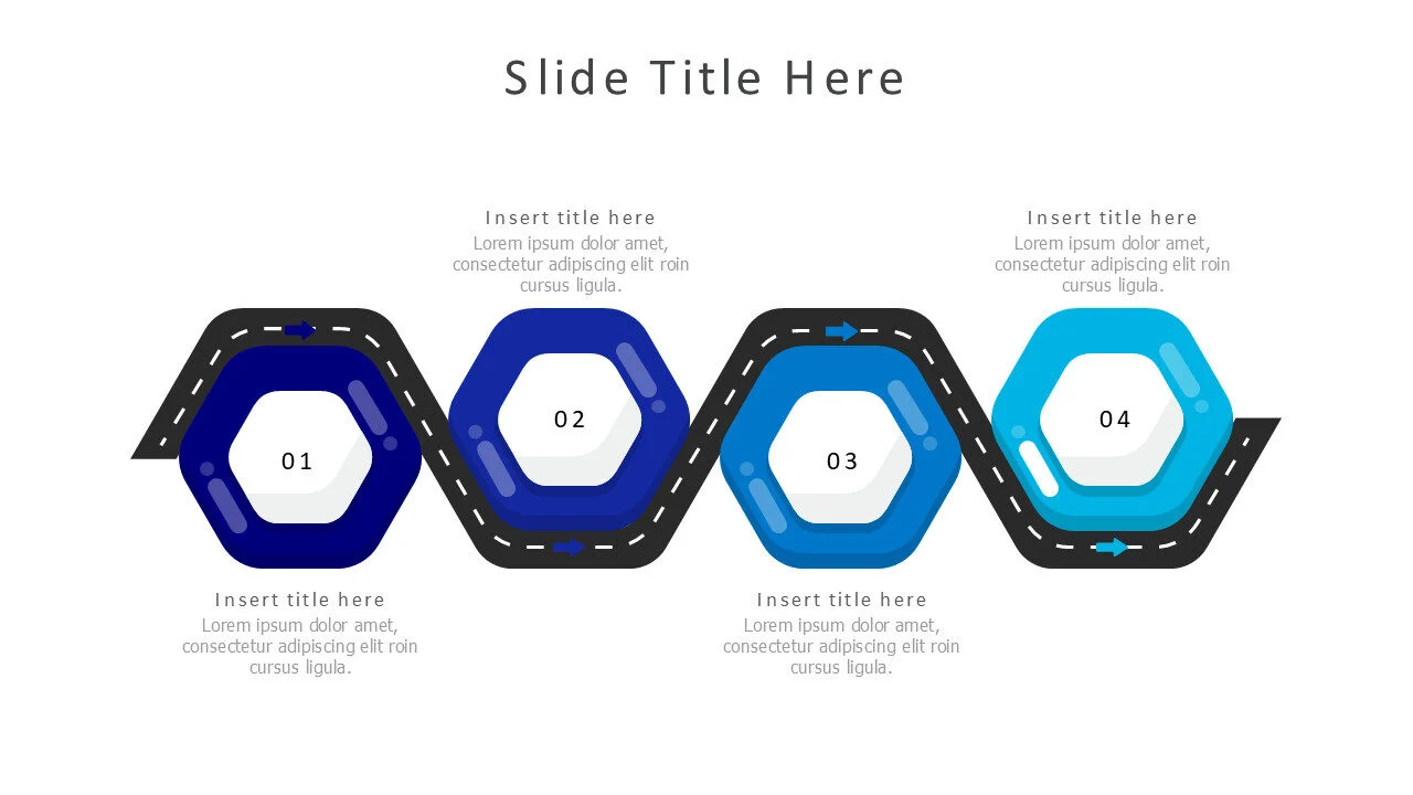 4 steps roadmap infographic v1.0
