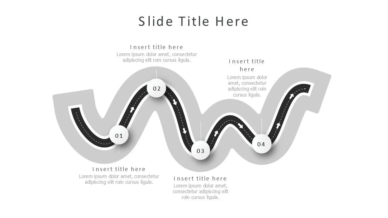 4 steps roadmap infographic v12.0