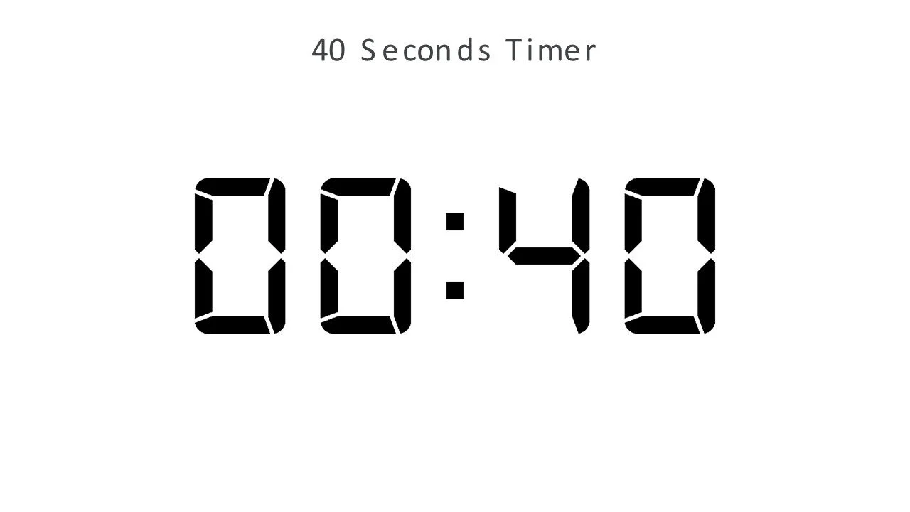 40 seconds timer v1.0