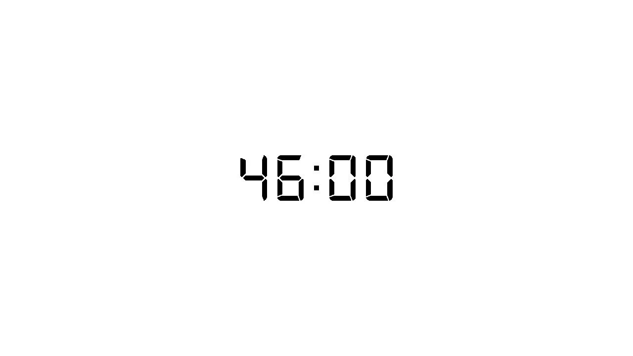 46 minutes timer