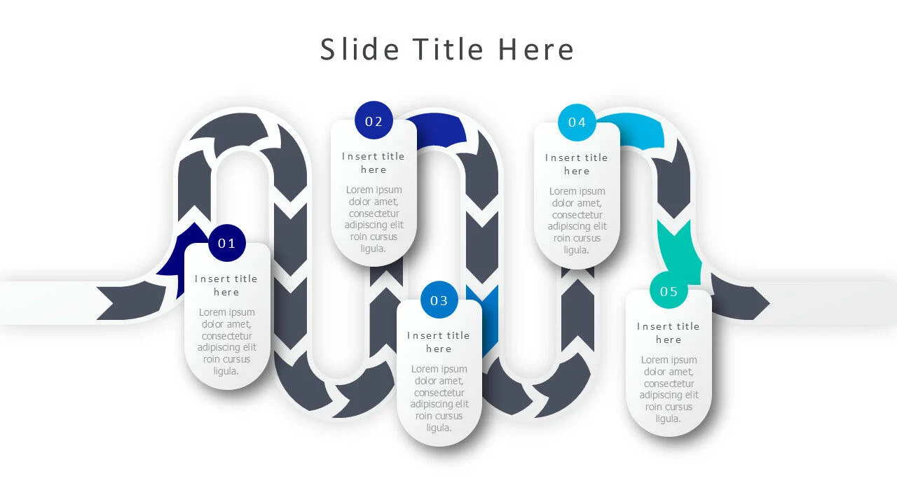5 points roadmap infographic v9.0