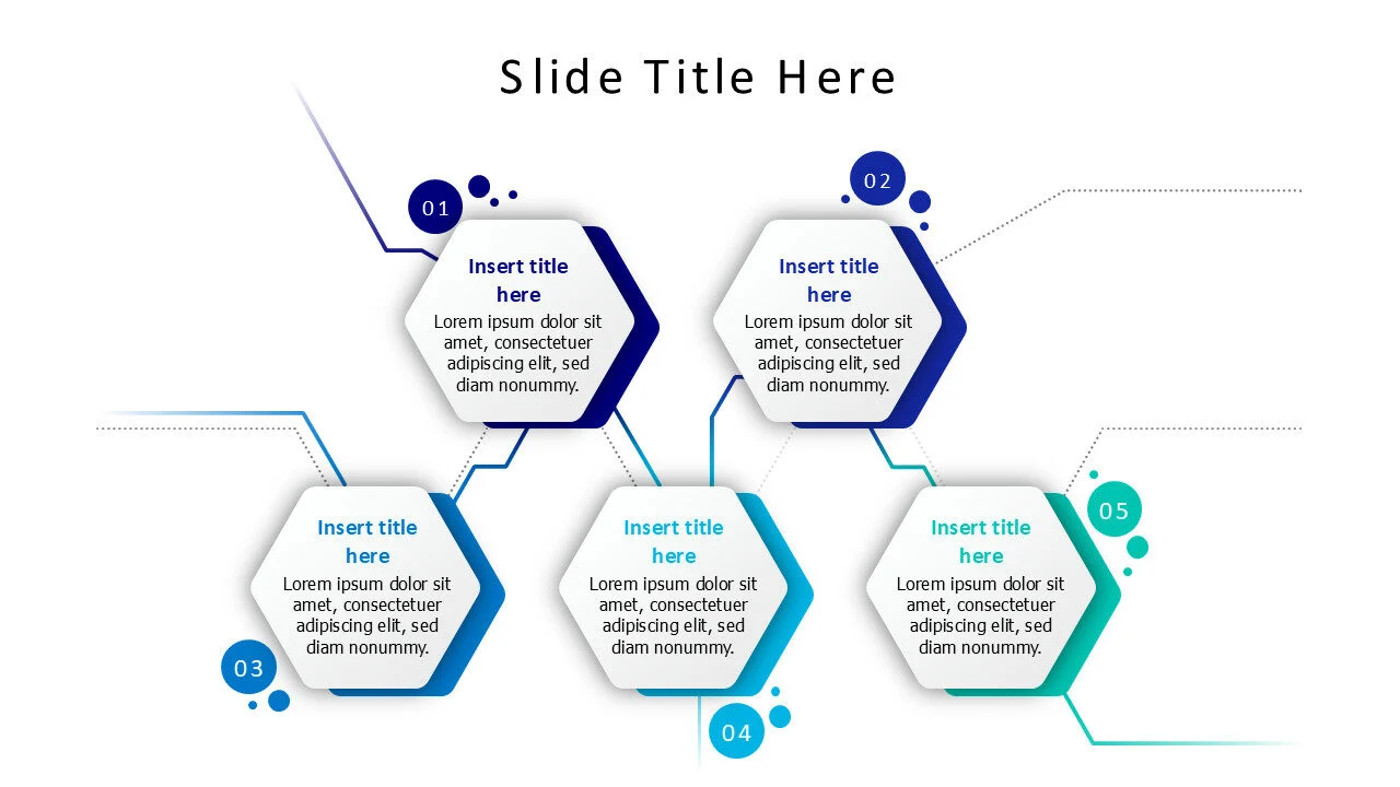 5 points technology infographic v3.0