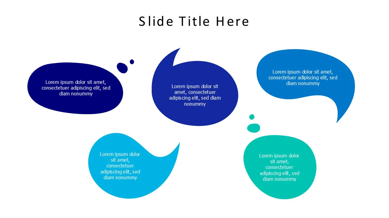 5 speech bubbles infographic v1.0