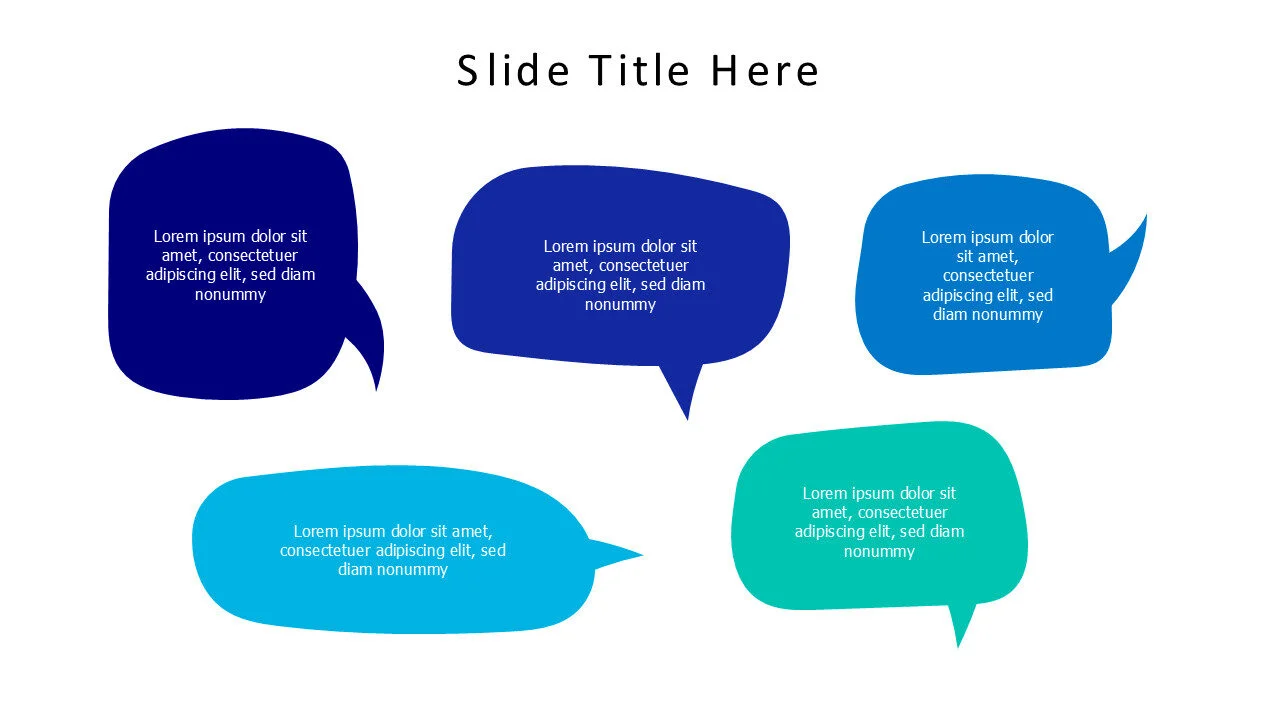 5 speech bubbles infographic v2.0