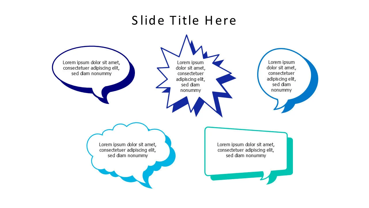 5 speech bubbles infographic v3.0