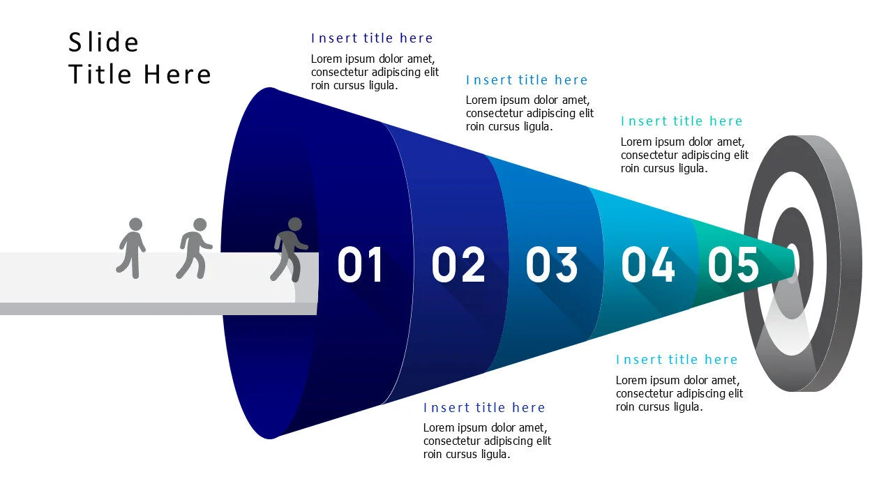 5 steps funnel to goal infographic v1.0