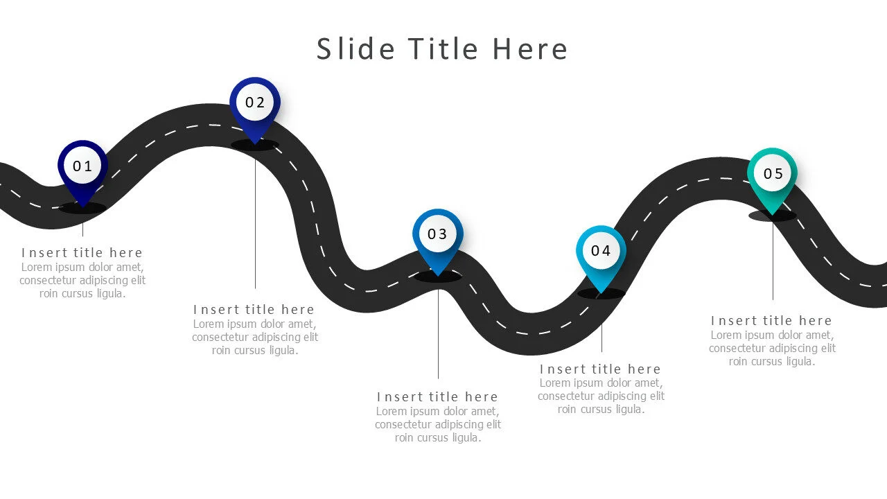 5 steps roadmap infographic v4.0