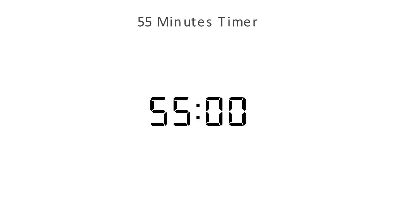 55 minutes timer