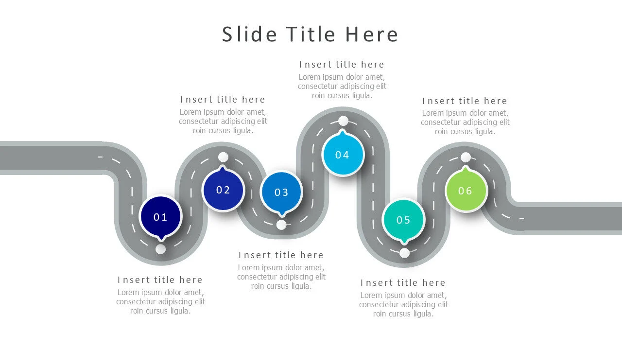 6 points roadmap infographic v11.0