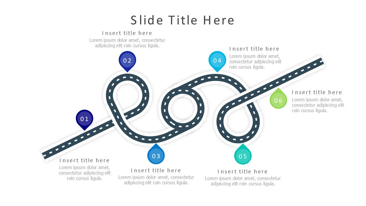 6 points roadmap infographic v12.0