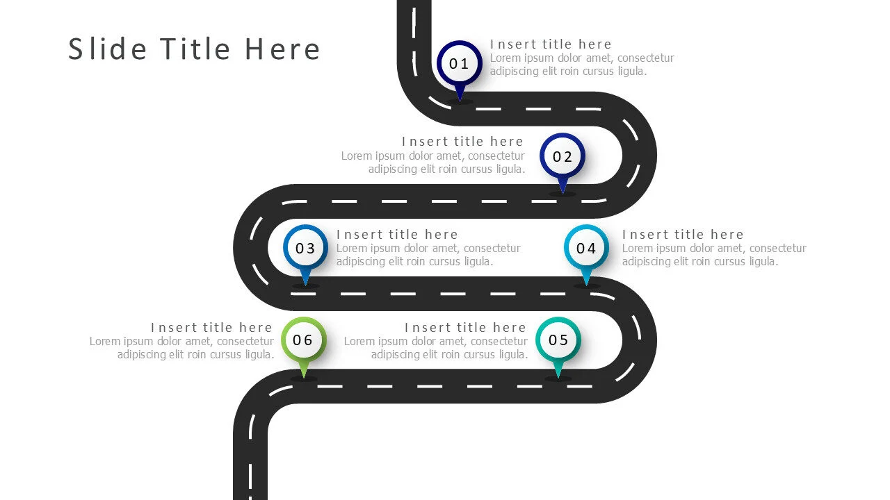 6 points roadmap infographic v15.0