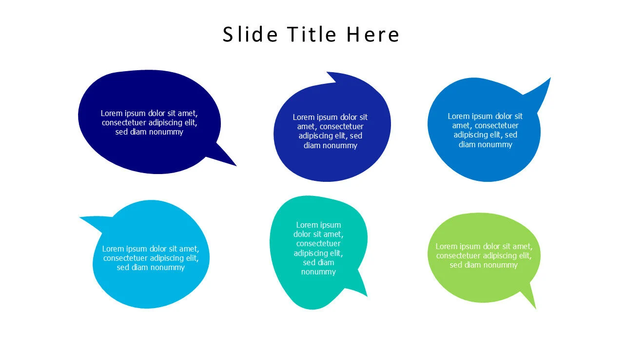 6 speech bubbles infographic v1.0