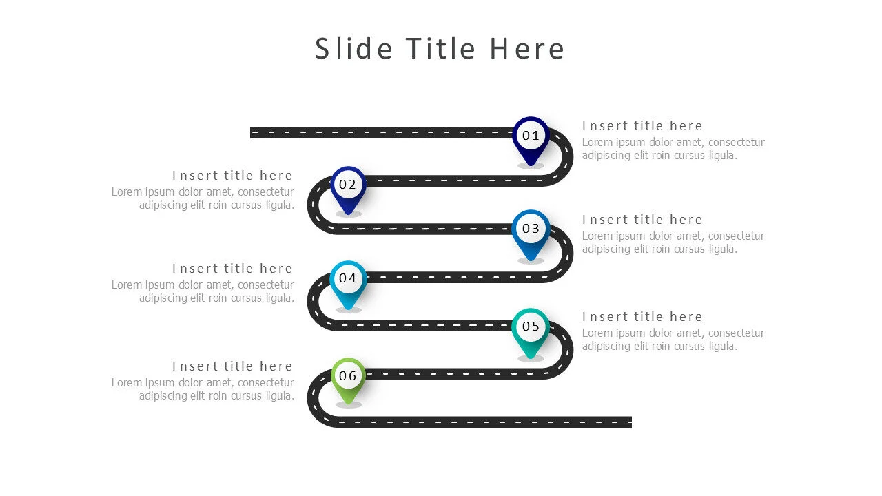 6 steps roadmap infographic v4.0