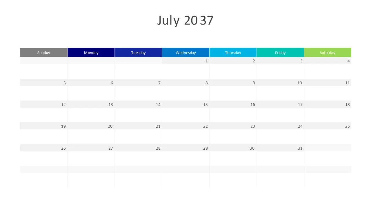 july 2037 calendar with checkmarks v1.0