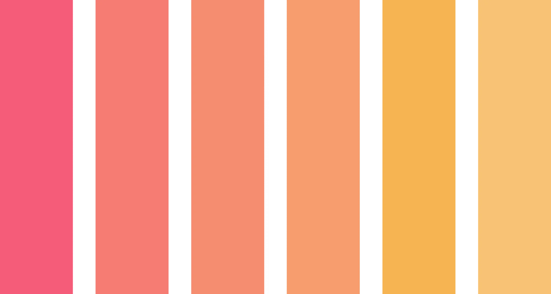 brink pink to mellow apricot