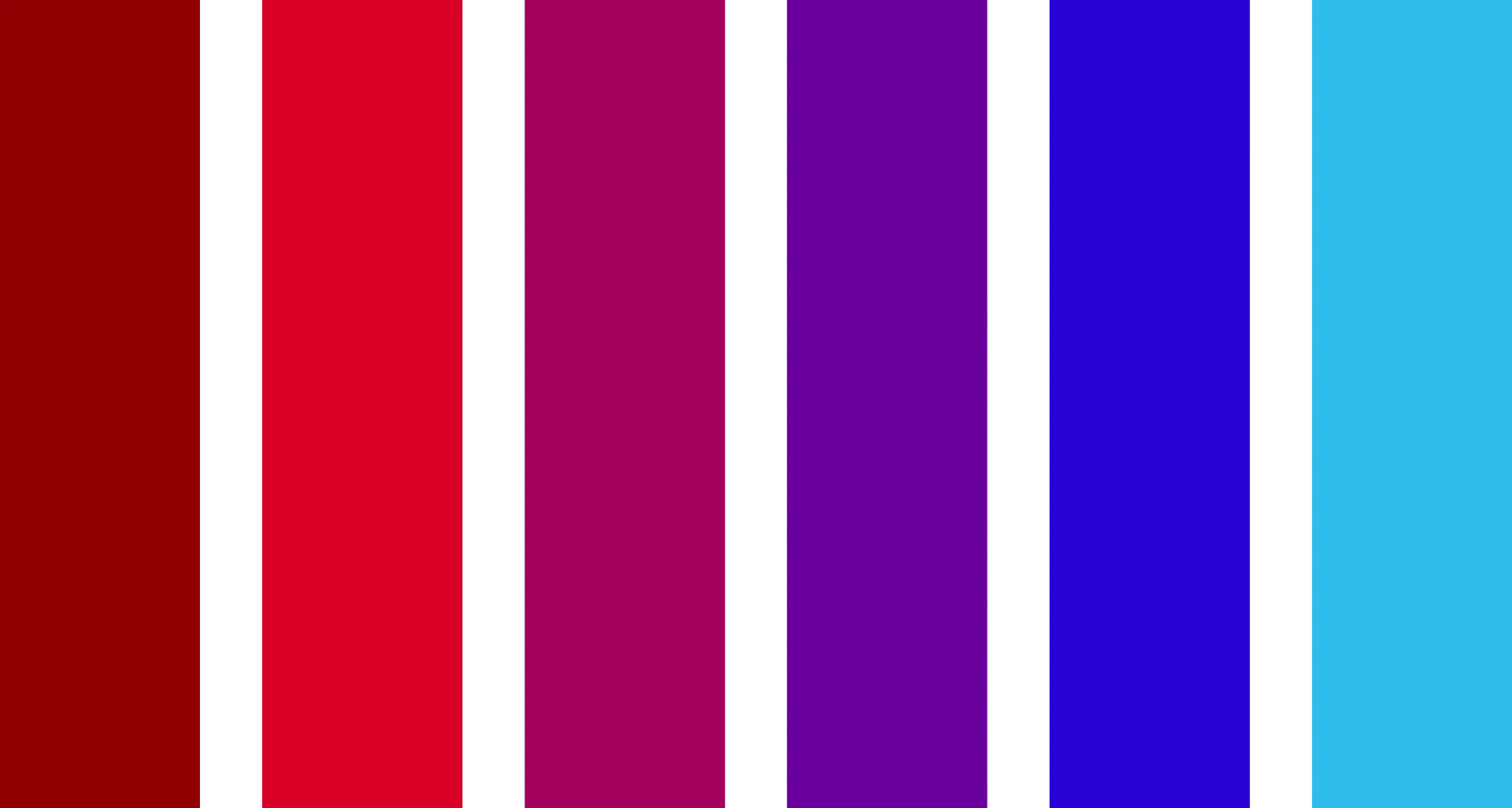 dark red to cyan process