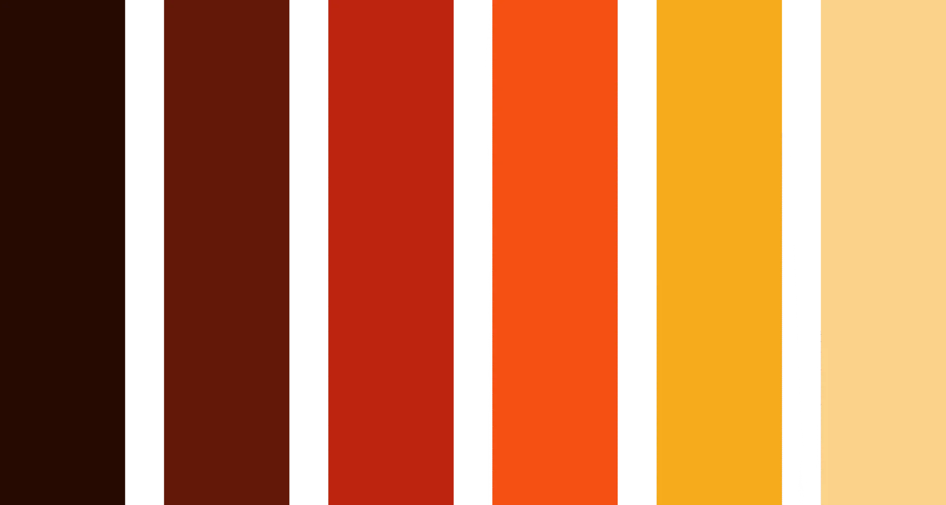 dark sienna to deep champagne