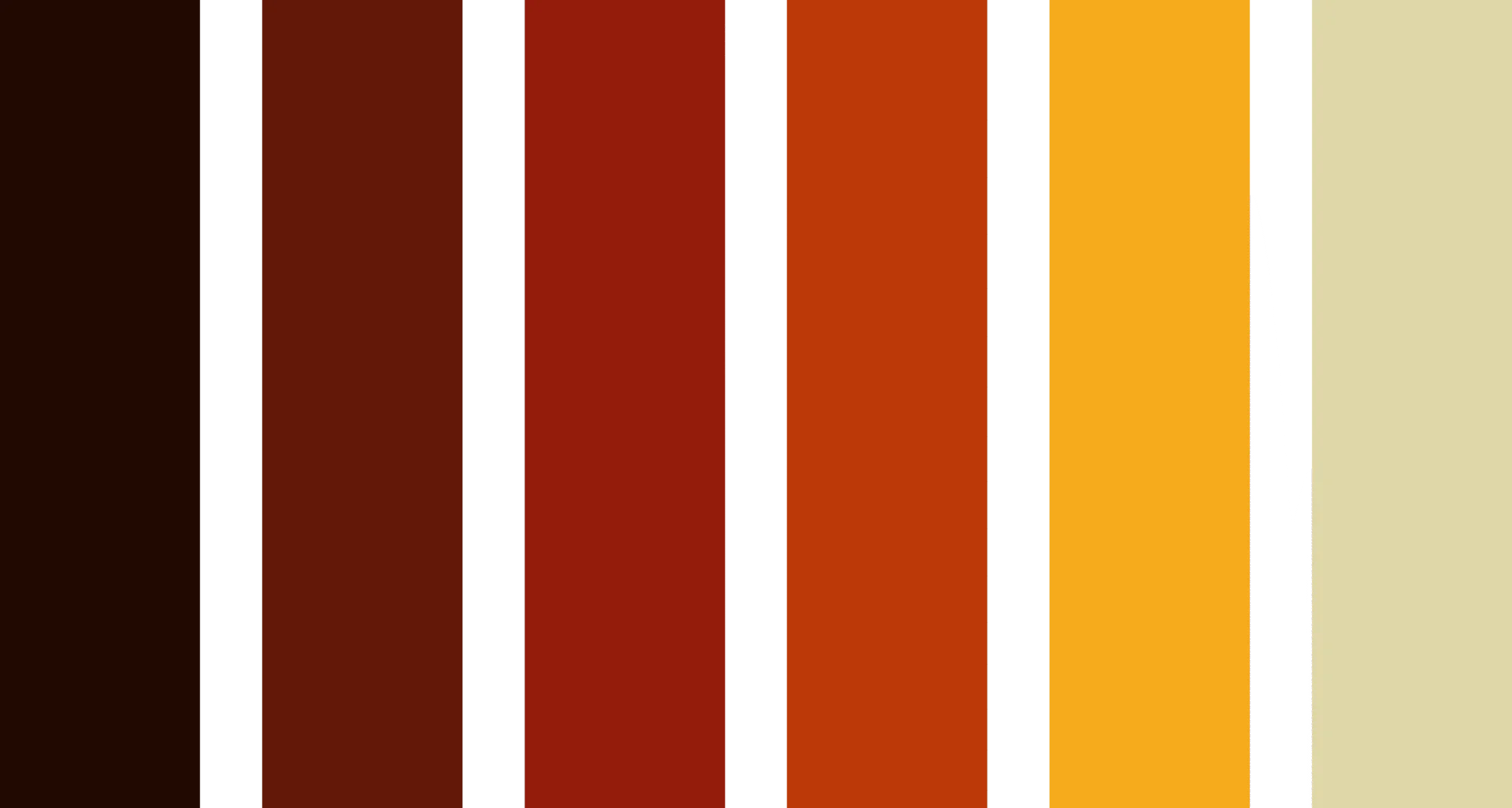 dark sienna to medium champagne