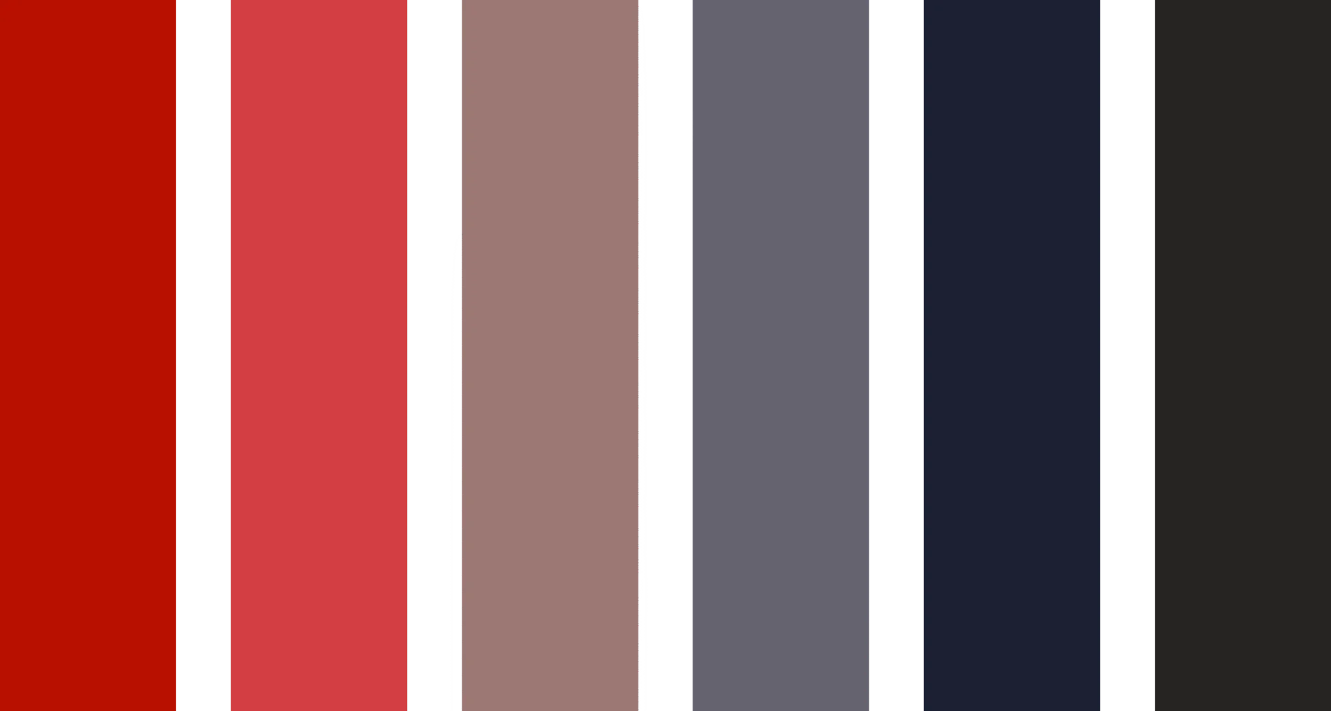 international orange to raisin black